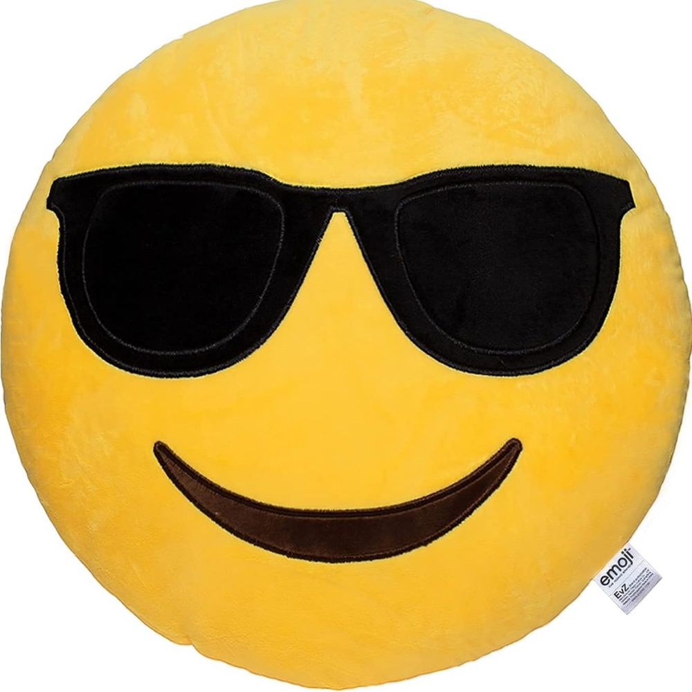 Emoji Pals Yellow Pillow